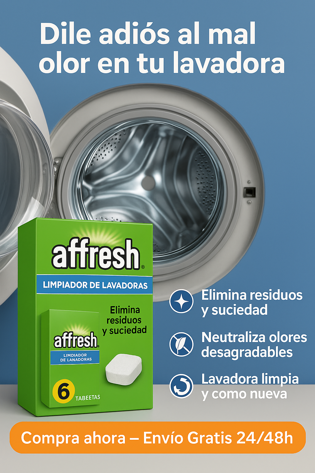 Limpiador Para Lavadoras Affresh