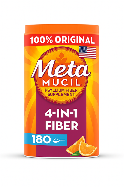 Metamucil Fibra 4 En 1 Polvo Neutro