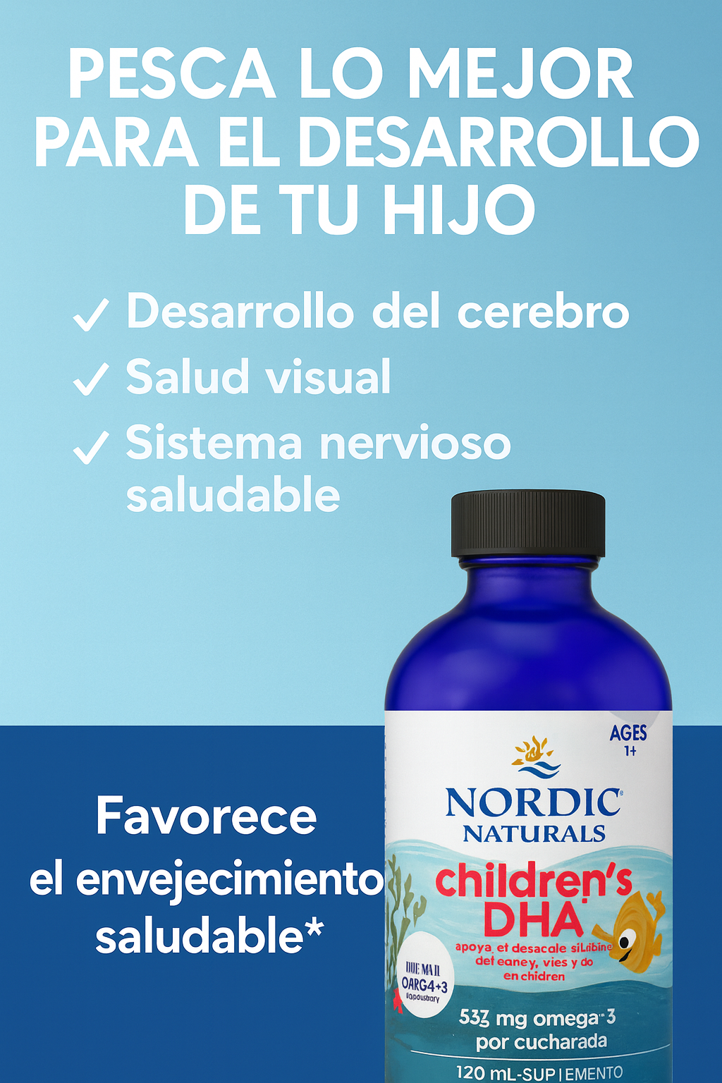 Omega 3 Niños 1+ Dha Nordic