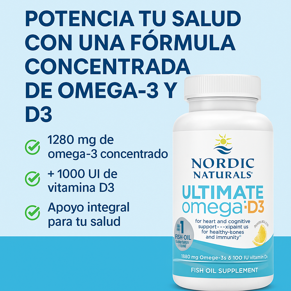 Nordic Naturals Omega 3 1280mg
